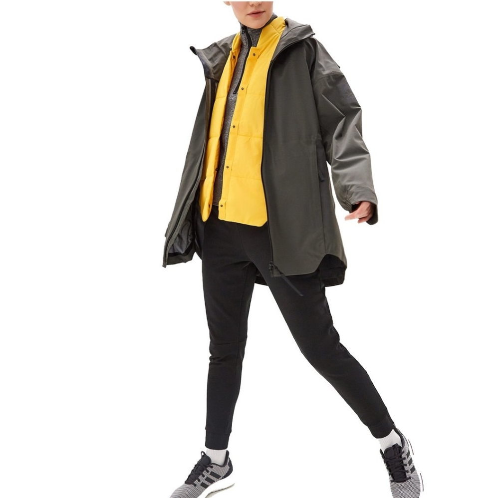 Adidas Myshelter 3-in-1 Parka Jacket Vest Waterproof Trench Coat Hooded